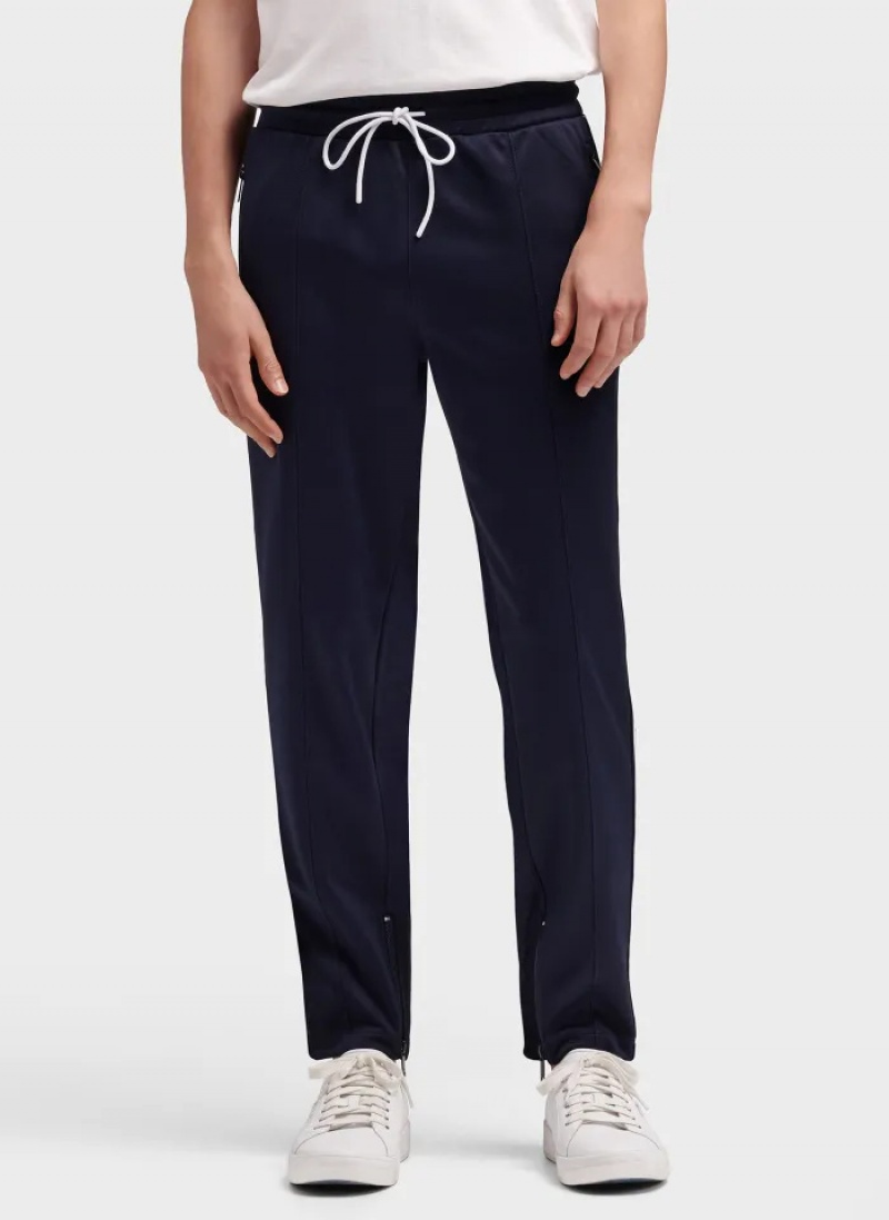 Navy Men\'s Dkny Retro Track Pants | 6410NGHXE