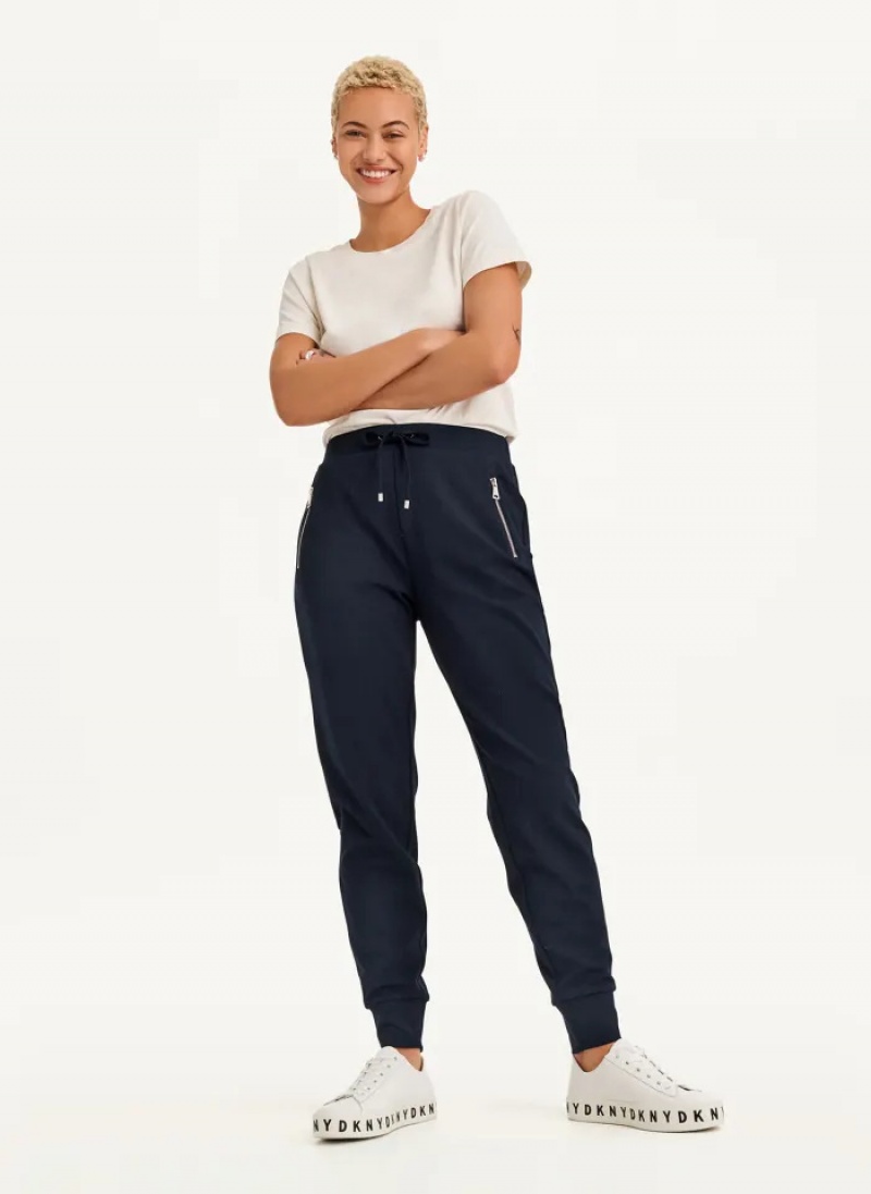 Navy Women's Dkny Pull On Pants | 0836WICTX