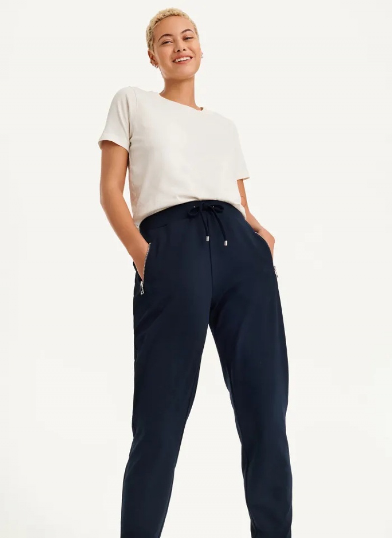 Navy Women's Dkny Pull On Pants | 0836WICTX