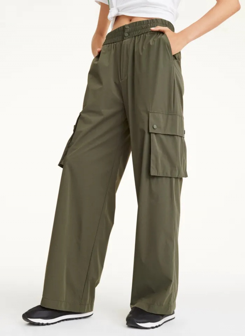 Olive Women\'s Dkny Cargo Pants | 3549ECGXN