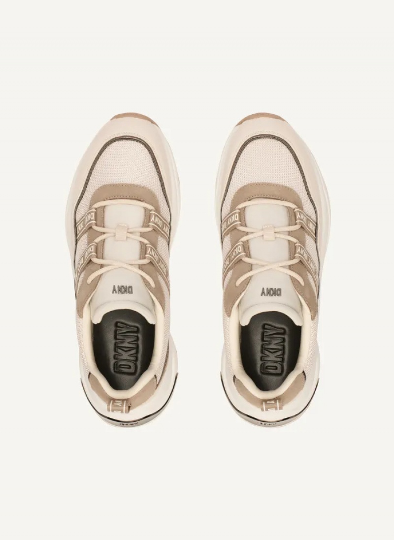 Pebble/Toffee Women's Dkny Justine Slip On Sneakers | 2834XNCBZ