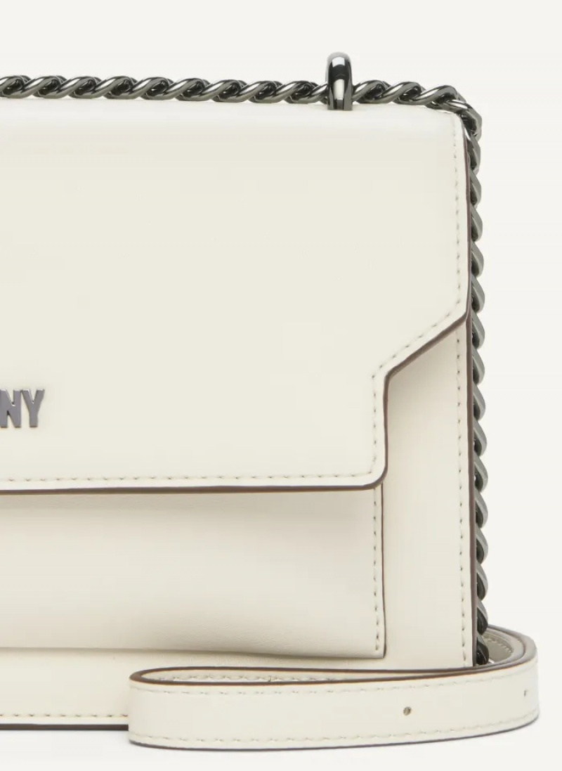 Pebble Women's Dkny Millie Flap Leather Crossbody Bags | 6950GLQHO