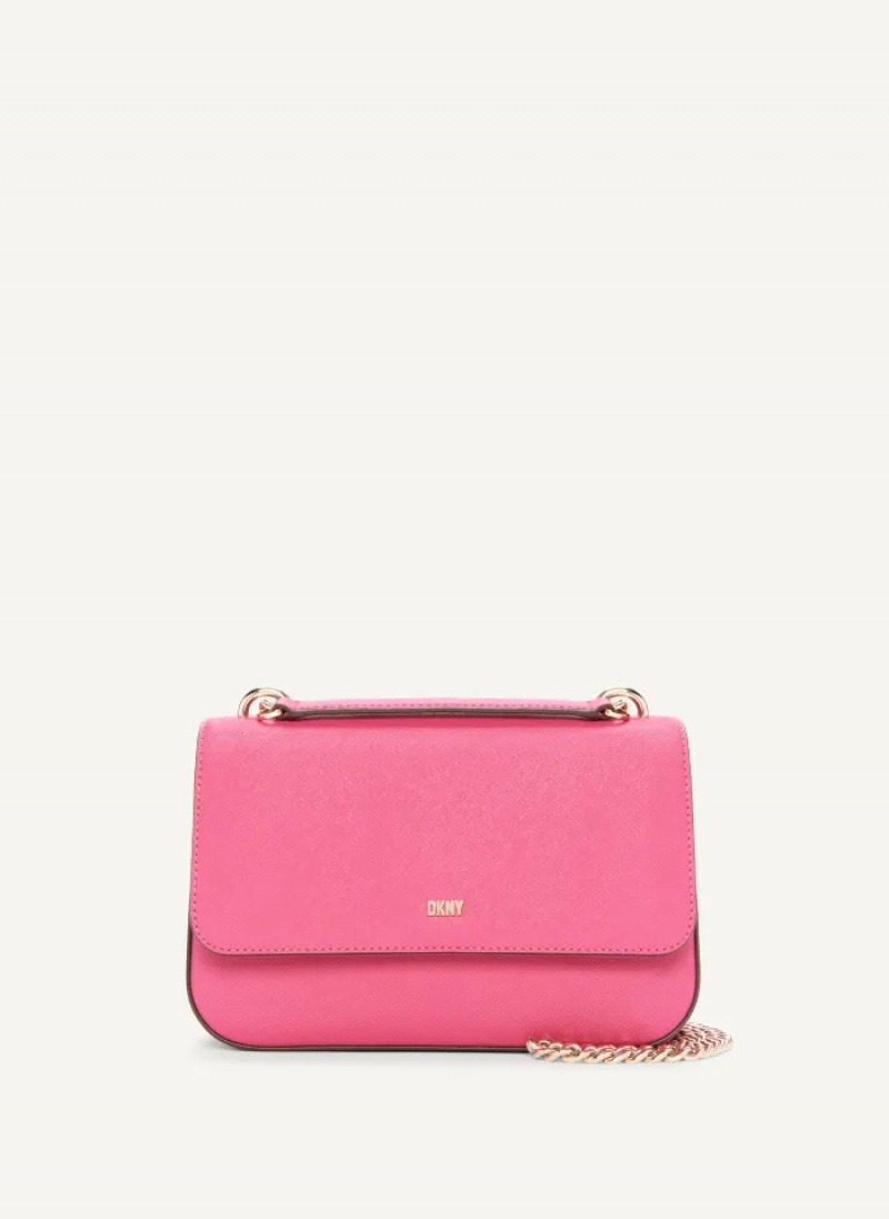 Pink Women's Dkny Sina Shoulder Bag | 1274ACRLJ