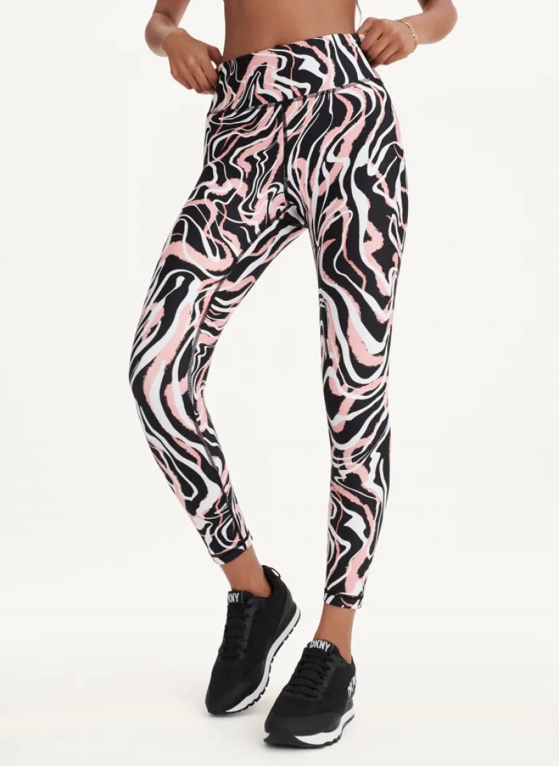 Sienna Women's Dkny Marble Swirl Print High Waist Leggings | 3895GPDLS