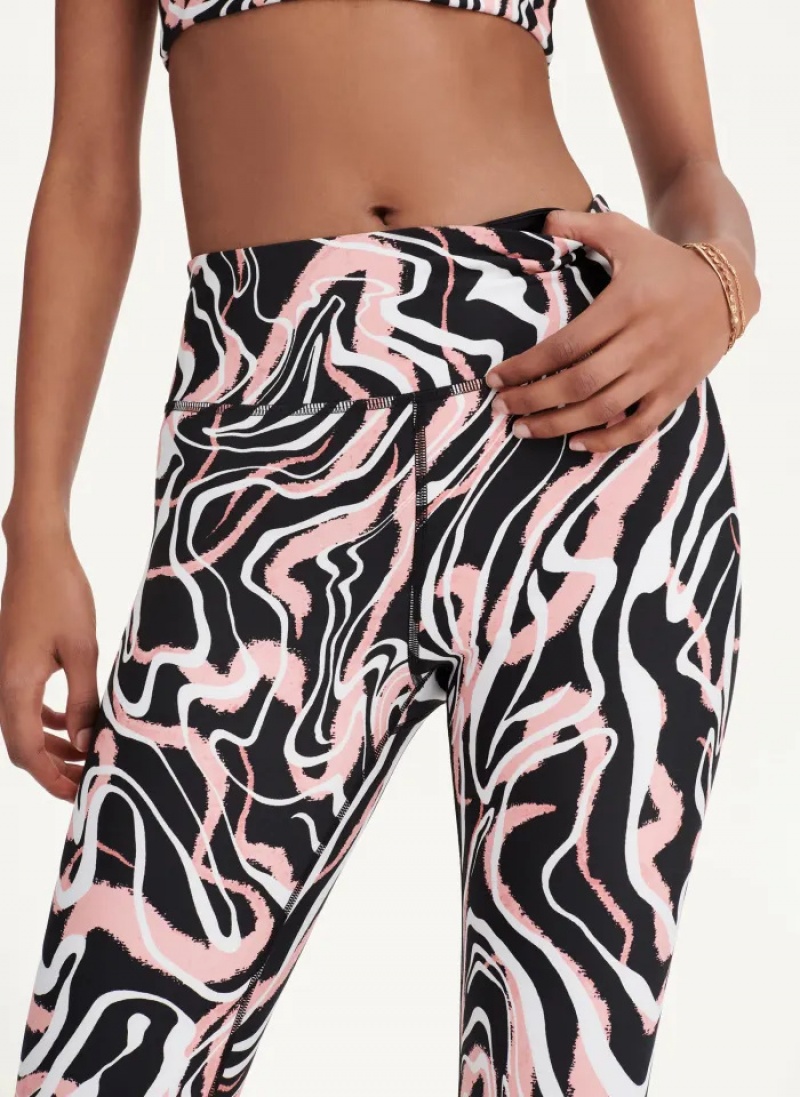 Sienna Women's Dkny Marble Swirl Print High Waist Leggings | 3895GPDLS