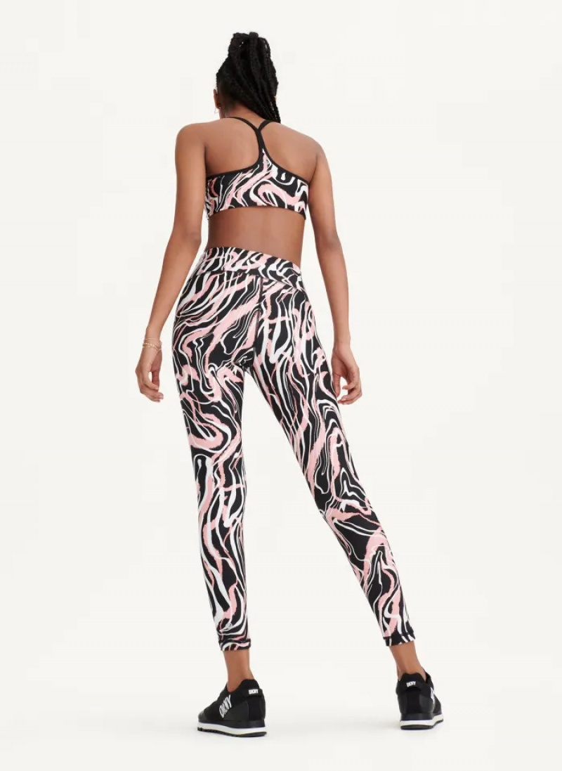 Sienna Women's Dkny Marble Swirl Print High Waist Leggings | 3895GPDLS