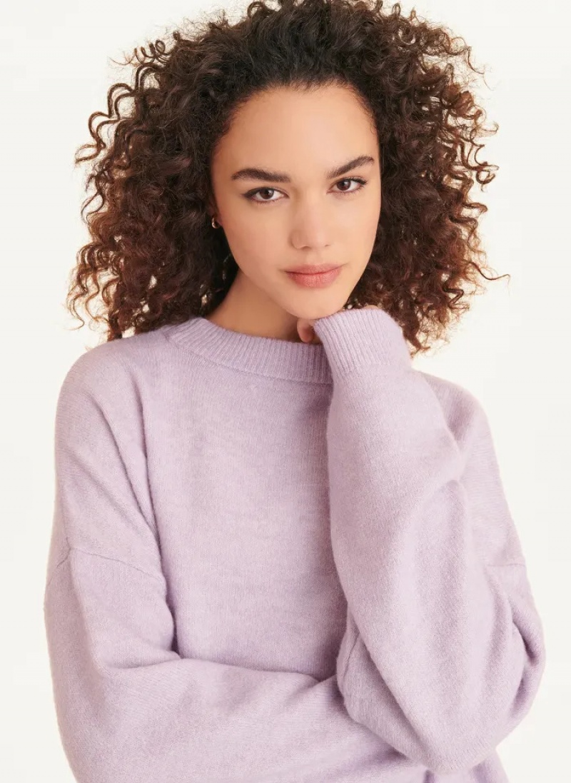 Thistle Women's Dkny Crewneck Sweaters | 5607RTBWI