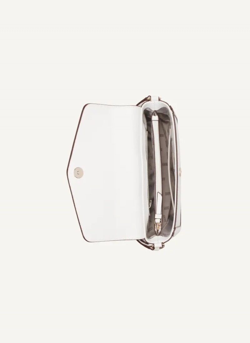 White Women's Dkny Maxxe Crossbody Bags | 1674JABXN