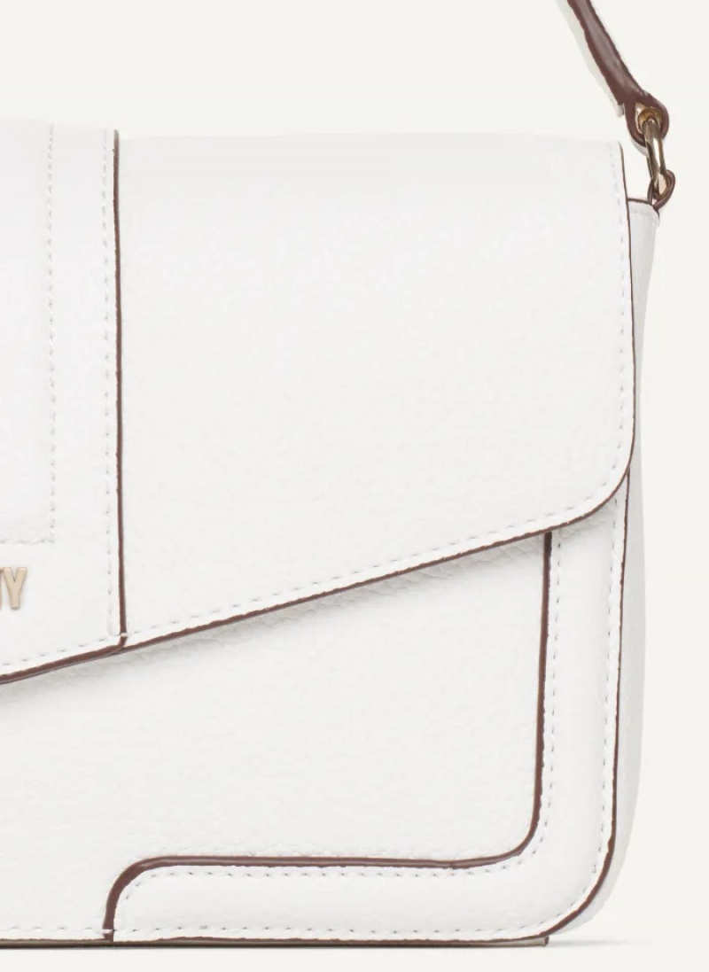 White Women's Dkny Maxxe Crossbody Bags | 1674JABXN