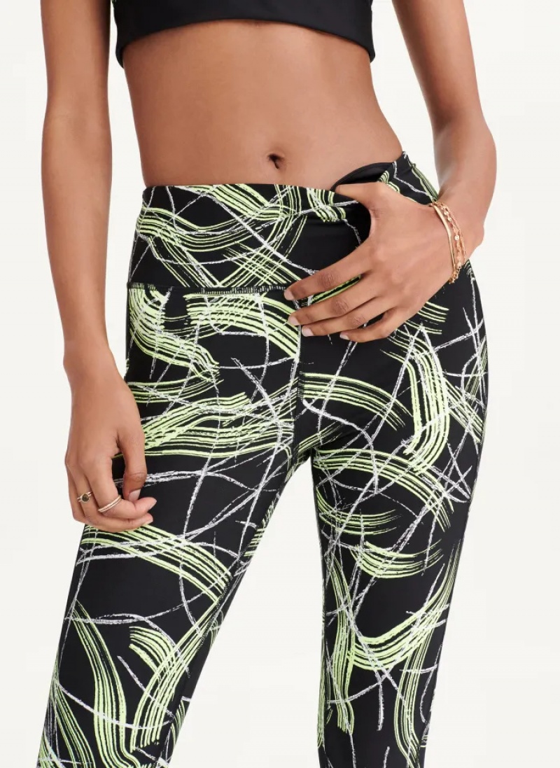 Zest Women's Dkny Electric Shock Print High Waist Leggings | 4307BYEQR